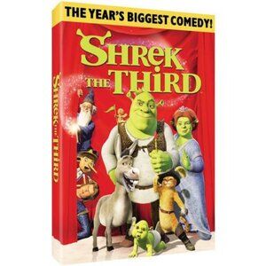 Shrek The Third DVD 2007 DreamWorks Mike Myers Cameron Diaz Antonio Banderas